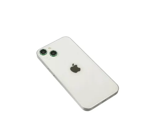 Apple iPhone 14 Diamond Kamera Lens - Yeşil
