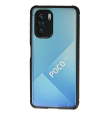 Xiaomi Poco F3 Kılıf Miami Şeffaf Silikon - Siyah