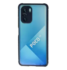 Xiaomi Poco F3 Kılıf Miami Şeffaf Silikon - Lacivert