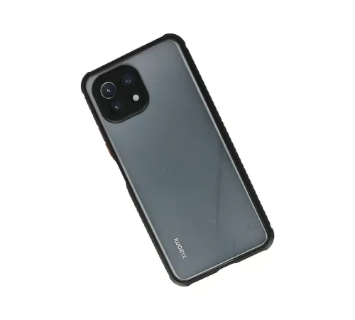 Xiaomi Mİ 11 Lite Kılıf Miami Şeffaf Silikon - Siyah