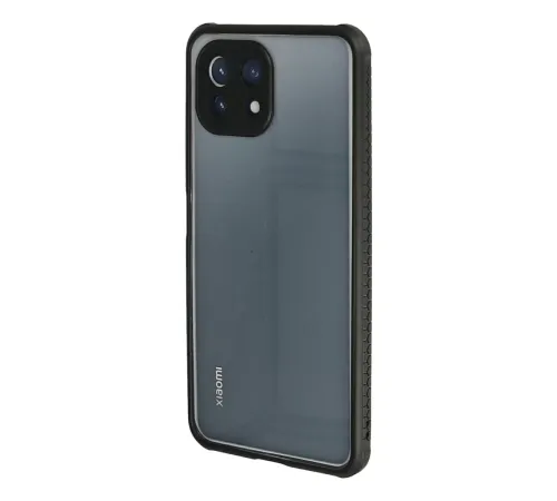 Xiaomi Mİ 11 Lite Kılıf Miami Şeffaf Silikon - Siyah