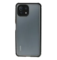 Xiaomi Mİ 11 Lite Kılıf Miami Şeffaf Silikon - Siyah