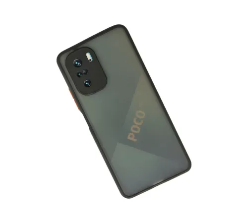 Xiaomi Poco F3 Kılıf Montreal Silikon Kapak - Siyah