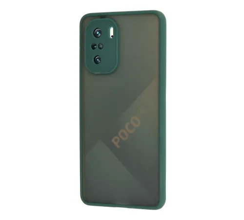 Xiaomi Poco F3 Kılıf Montreal Silikon Kapak - Yeşil