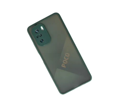 Xiaomi Poco F3 Kılıf Montreal Silikon Kapak - Yeşil