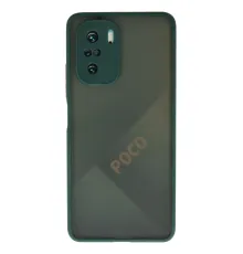 Xiaomi Poco F3 Kılıf Montreal Silikon Kapak - Yeşil