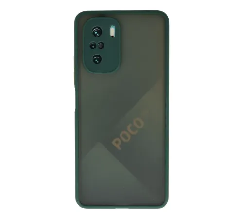 Xiaomi Poco F3 Kılıf Montreal Silikon Kapak - Yeşil