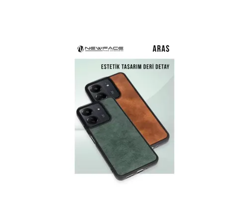 Apple iPhone 16 Plus Kılıf Aras Deri Kapak - Siyah