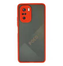 Xiaomi Poco F3 Kılıf Montreal Silikon Kapak - Kırmızı