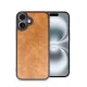 Apple iPhone 16 Plus Kılıf Aras Deri Kapak - Taba