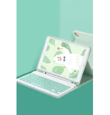 Apple iPad Pro 11 (2022) Kılıf KC01 Smart Klavyeli Tablet Kılıfı - Açık Yeşil