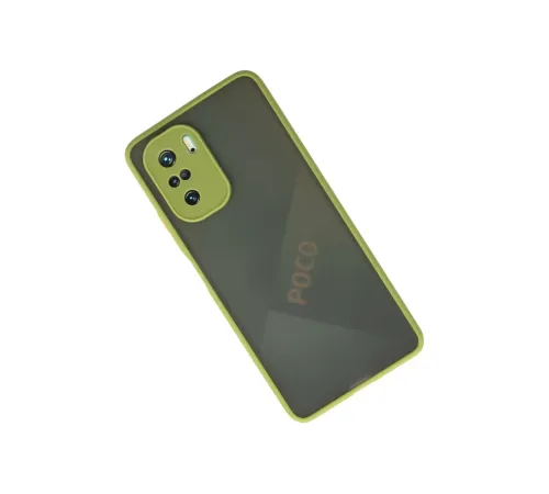 Xiaomi Poco F3 Kılıf Montreal Silikon Kapak - Açık Yeşil