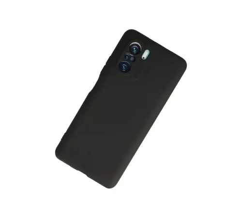Xiaomi Poco F3 Kılıf First Silikon - Siyah