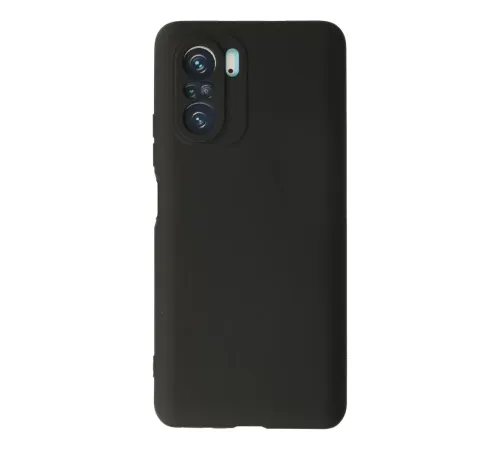 Xiaomi Poco F3 Kılıf First Silikon - Siyah