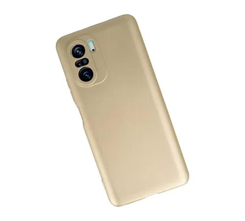 Xiaomi Poco F3 Kılıf First Silikon - Gold