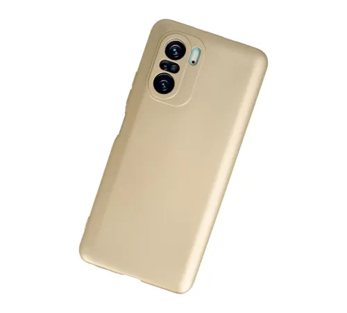 Xiaomi Poco F3 Kılıf First Silikon - Gold