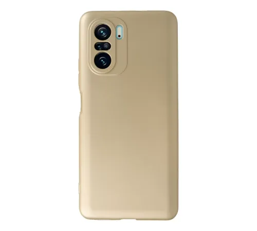 Xiaomi Poco F3 Kılıf First Silikon - Gold