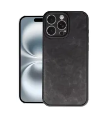 Apple iPhone 16 Pro Kılıf Aras Deri Kapak - Siyah