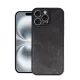 Apple iPhone 16 Pro Kılıf Aras Deri Kapak - Siyah