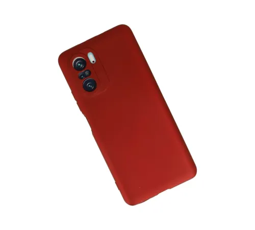 Xiaomi Poco F3 Kılıf First Silikon - Kırmızı