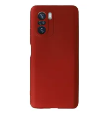 Xiaomi Poco F3 Kılıf First Silikon - Kırmızı