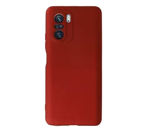 Xiaomi Poco F3 Kılıf First Silikon - Kırmızı