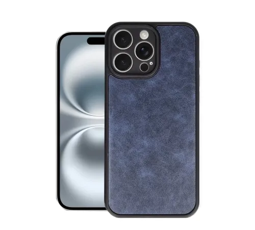 Apple iPhone 16 Pro Kılıf Aras Deri Kapak - Lacivert