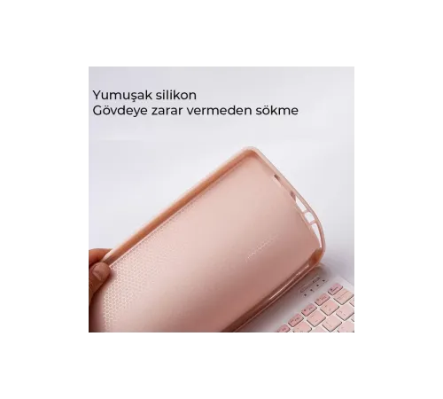 Xiaomi Redmi Pad SE Kılıf KC01 Smart Klavyeli Tablet Kılıfı - Lila