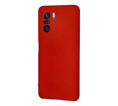 Xiaomi Poco F3 Kılıf Nano içi Kadife Silikon - Kırmızı