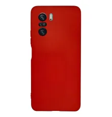 Xiaomi Poco F3 Kılıf Nano içi Kadife Silikon - Kırmızı