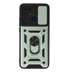 Xiaomi Redmi 10C Kılıf Pars Lens Yüzüklü Silikon - Yeşil