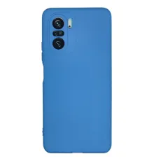 Xiaomi Poco F3 Kılıf Nano içi Kadife Silikon - Mavi