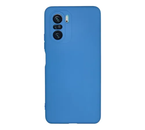 Xiaomi Poco F3 Kılıf Nano içi Kadife Silikon - Mavi