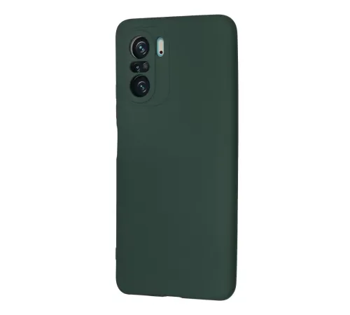 Xiaomi Poco F3 Kılıf Nano içi Kadife Silikon - Koyu Yeşil