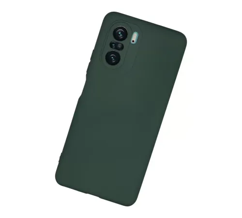 Xiaomi Poco F3 Kılıf Nano içi Kadife Silikon - Koyu Yeşil