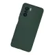 Xiaomi Poco F3 Kılıf Nano içi Kadife Silikon - Koyu Yeşil