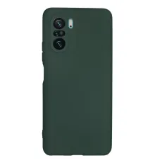 Xiaomi Poco F3 Kılıf Nano içi Kadife Silikon - Koyu Yeşil