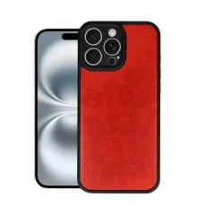 Apple iPhone 16 Pro Max Kılıf Aras Deri Kapak - Kırmızı