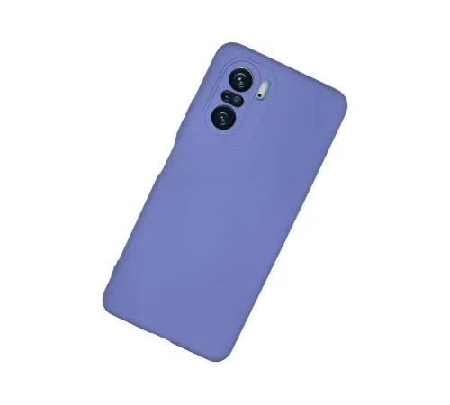 Xiaomi Poco F3 Kılıf Nano içi Kadife Silikon - Lila