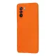 Xiaomi Poco F3 Kılıf Nano içi Kadife Silikon - Turuncu