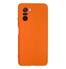 Xiaomi Poco F3 Kılıf Nano içi Kadife Silikon - Turuncu