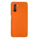 Xiaomi Poco F3 Kılıf Nano içi Kadife Silikon - Turuncu