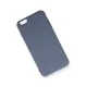 Apple iPhone 6 Plus Kılıf Nano içi Kadife Silikon - Gri