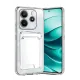 Xiaomi Redmi Note 14 4G Kılıf Kart Şeffaf Silikon - Şeffaf