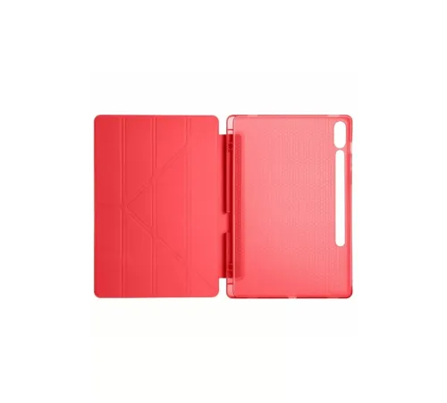 Samsung Galaxy X510 Tab S9 FE 11 Kılıf Kalemlikli Mars Tablet Kılıfı - Kırmızı