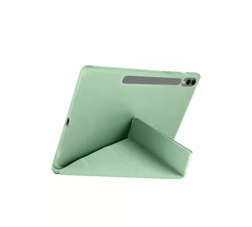 Samsung Galaxy X510 Tab S9 FE 11 Kılıf Kalemlikli Mars Tablet Kılıfı - Açık Yeşil