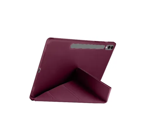 Samsung Galaxy X510 Tab S9 FE 11 Kılıf Kalemlikli Mars Tablet Kılıfı - Mürdüm