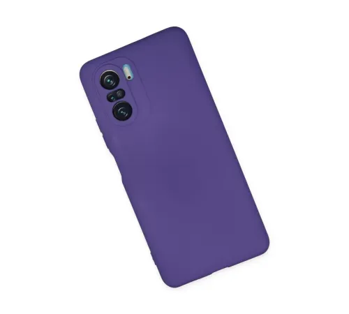 Xiaomi Poco F3 Kılıf Nano içi Kadife Silikon - Mor