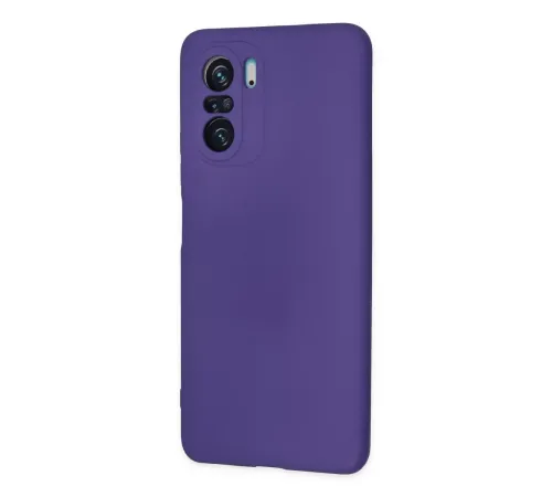 Xiaomi Poco F3 Kılıf Nano içi Kadife Silikon - Mor