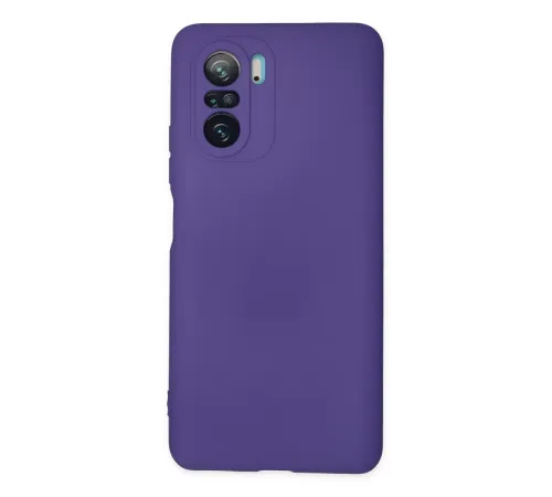 Xiaomi Poco F3 Kılıf Nano içi Kadife Silikon - Mor